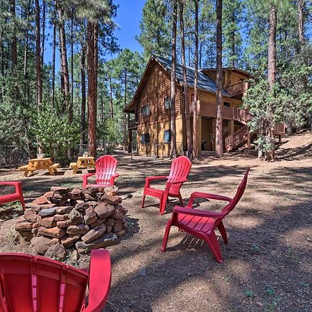 Strawberry Cabin With 2-Story Deck Dogs Welcome! Pine Eksteriør bilde