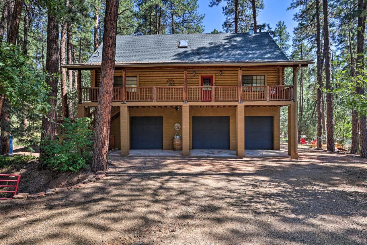 Strawberry Cabin With 2-Story Deck Dogs Welcome! Pine Eksteriør bilde