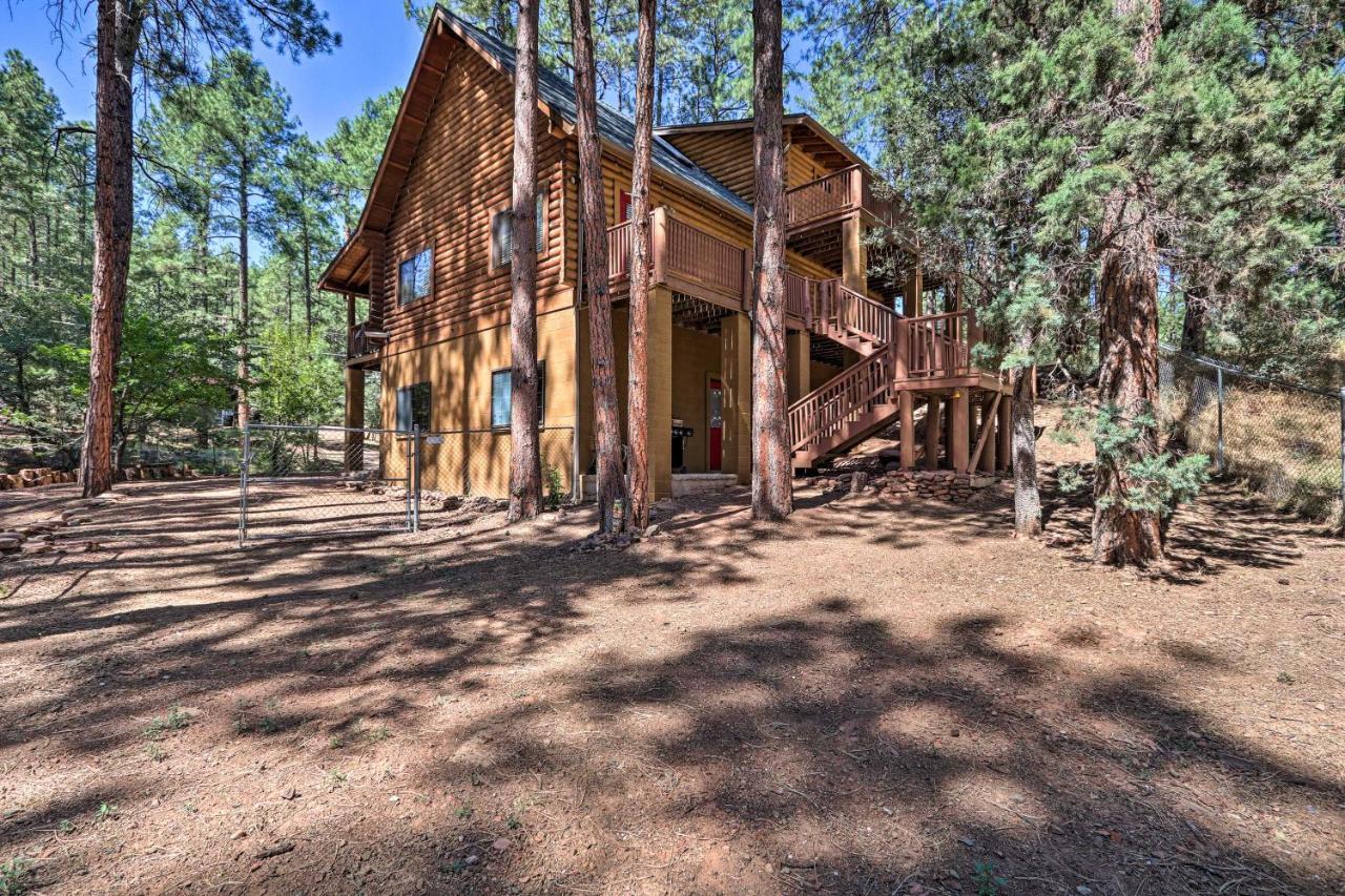 Strawberry Cabin With 2-Story Deck Dogs Welcome! Pine Eksteriør bilde