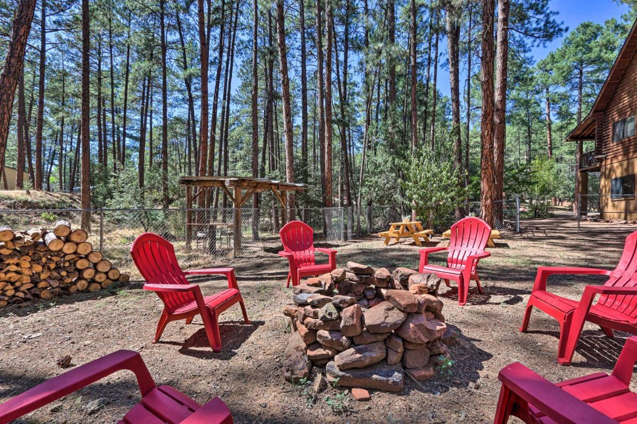 Strawberry Cabin With 2-Story Deck Dogs Welcome! Pine Eksteriør bilde