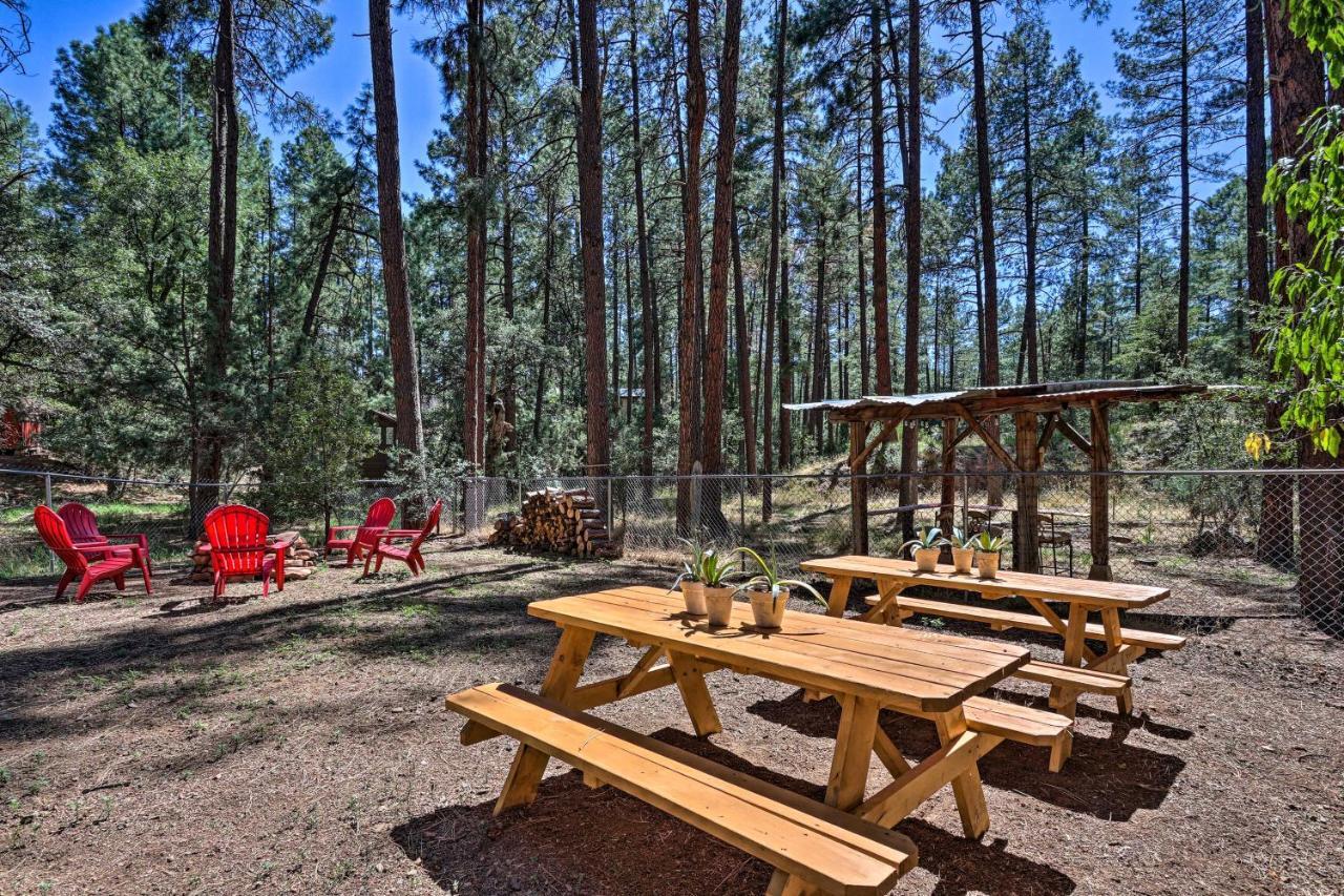 Strawberry Cabin With 2-Story Deck Dogs Welcome! Pine Eksteriør bilde