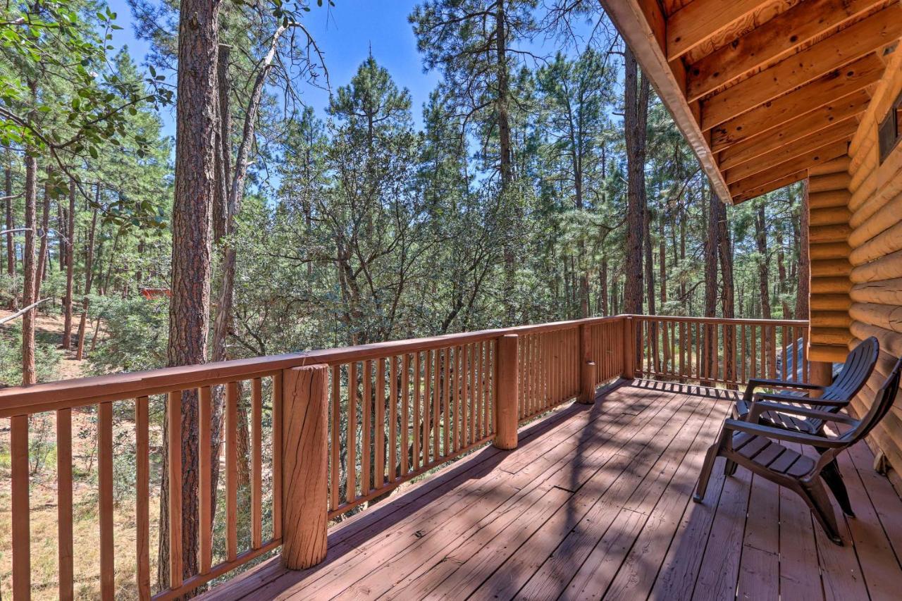 Strawberry Cabin With 2-Story Deck Dogs Welcome! Pine Eksteriør bilde