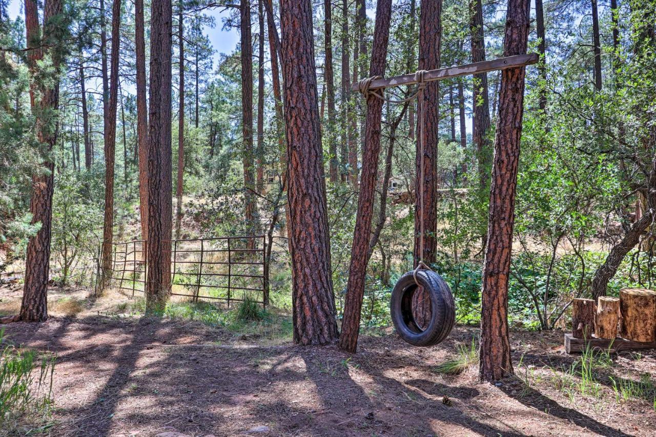 Strawberry Cabin With 2-Story Deck Dogs Welcome! Pine Eksteriør bilde